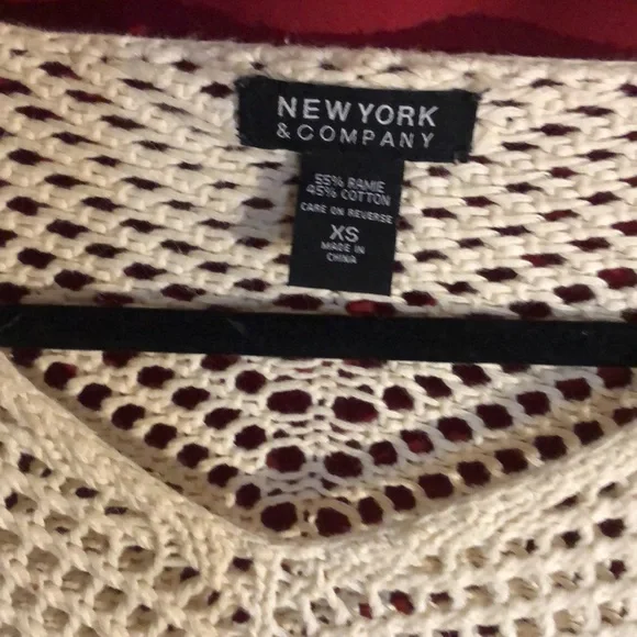 New York & Co Ivory Sweater XS - Picture 2 of 5